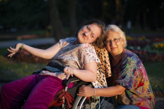 Can an existing 65-year-old single resident request to have their disabled adult child move into the property