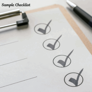 Sample Checklist of Documents to Have Ready for an MOR