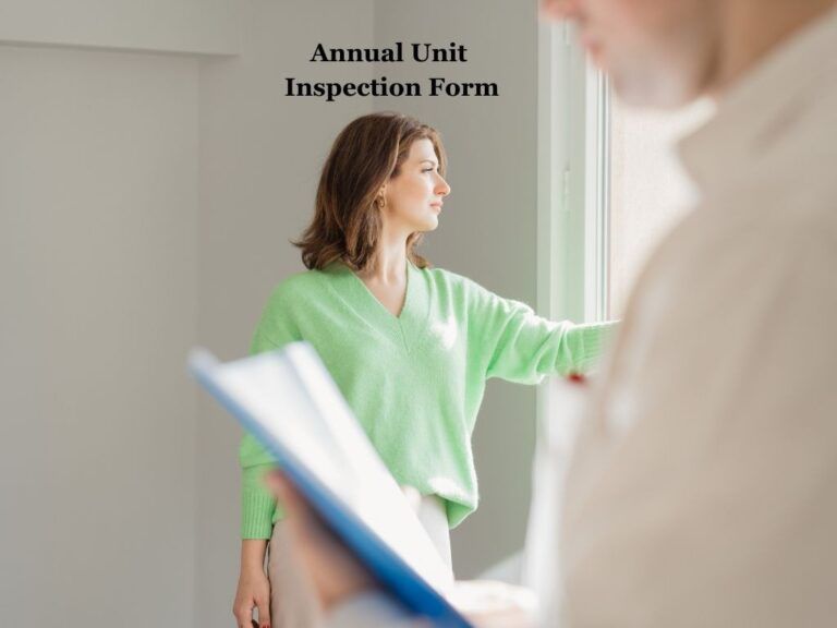 Annual Unit Inspection Form - DeSilva Housing Group | HUD Compliance