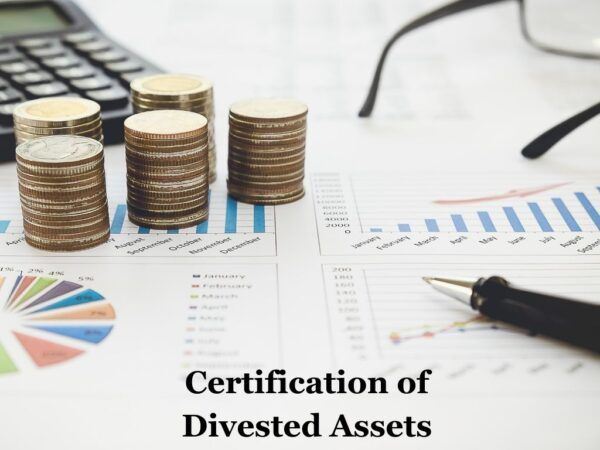 Certification of Divested Assets