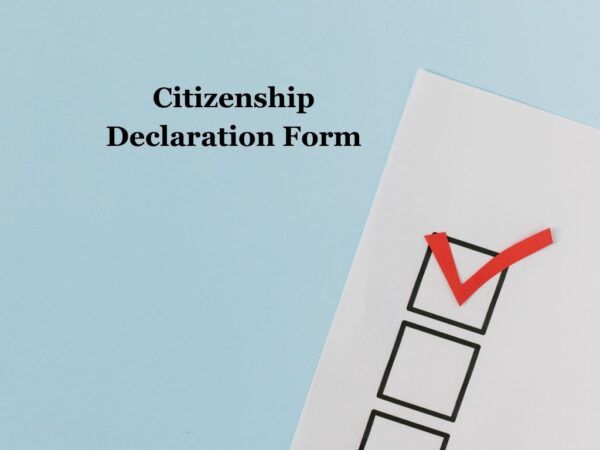 Citizenship Declaration Form