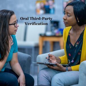 Oral Third-Party Verification