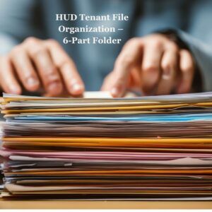 HUD Tenant File Organization – 6-Part Folder