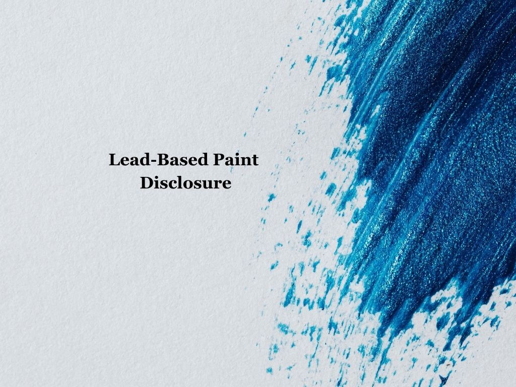 Lead-Based Paint Disclosure Form