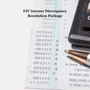 EIV Income Discrepancy Resolution Package (Period of Income Discrepancy, Income Discrepancy Log)