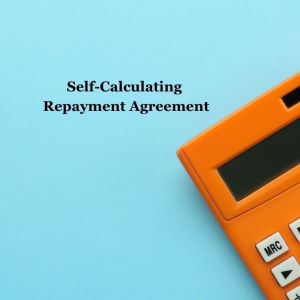 Self-Calculating Repayment Agreement